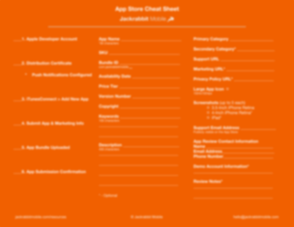 App Store Cheat Sheet Thumbnail