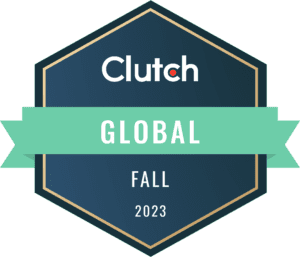 Clutch badge for Global Fall 2023 award